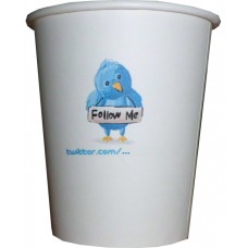 07 Oz Follow Me Temalı Karton Bardak (100 lü)