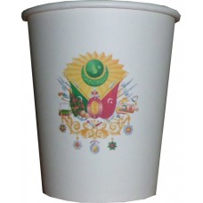 07 Oz Osmanlı Arması Temalı Karton Bardak (100 lü)